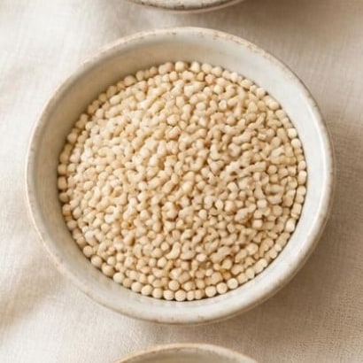 Sorghum (Jowar) in a ceramic bowl
